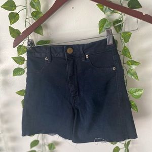 dark wash American Eagle shorts for women size 0